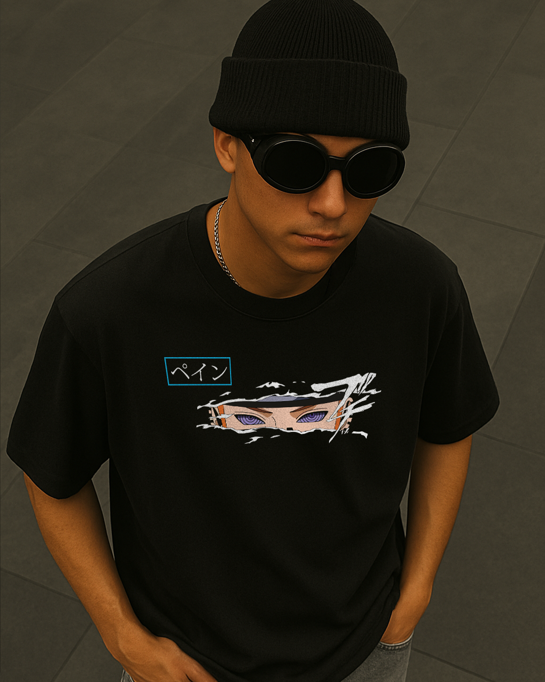 Six paths of Pain Oversized Tee